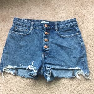 Zara denim shorts